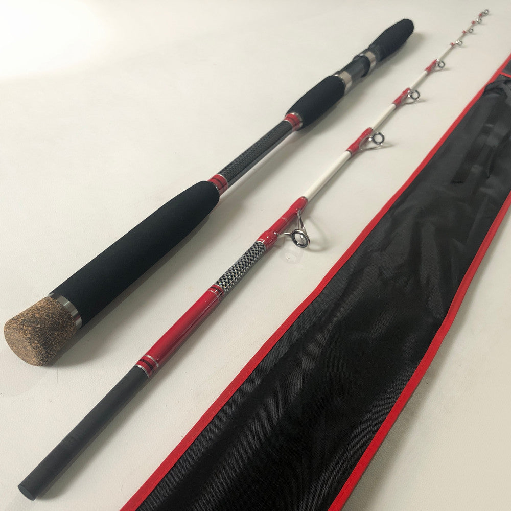 Saltwater Jigging Fishing Rod 5'3" 20-50lb MH Spinning Boat Rod for Saltwater