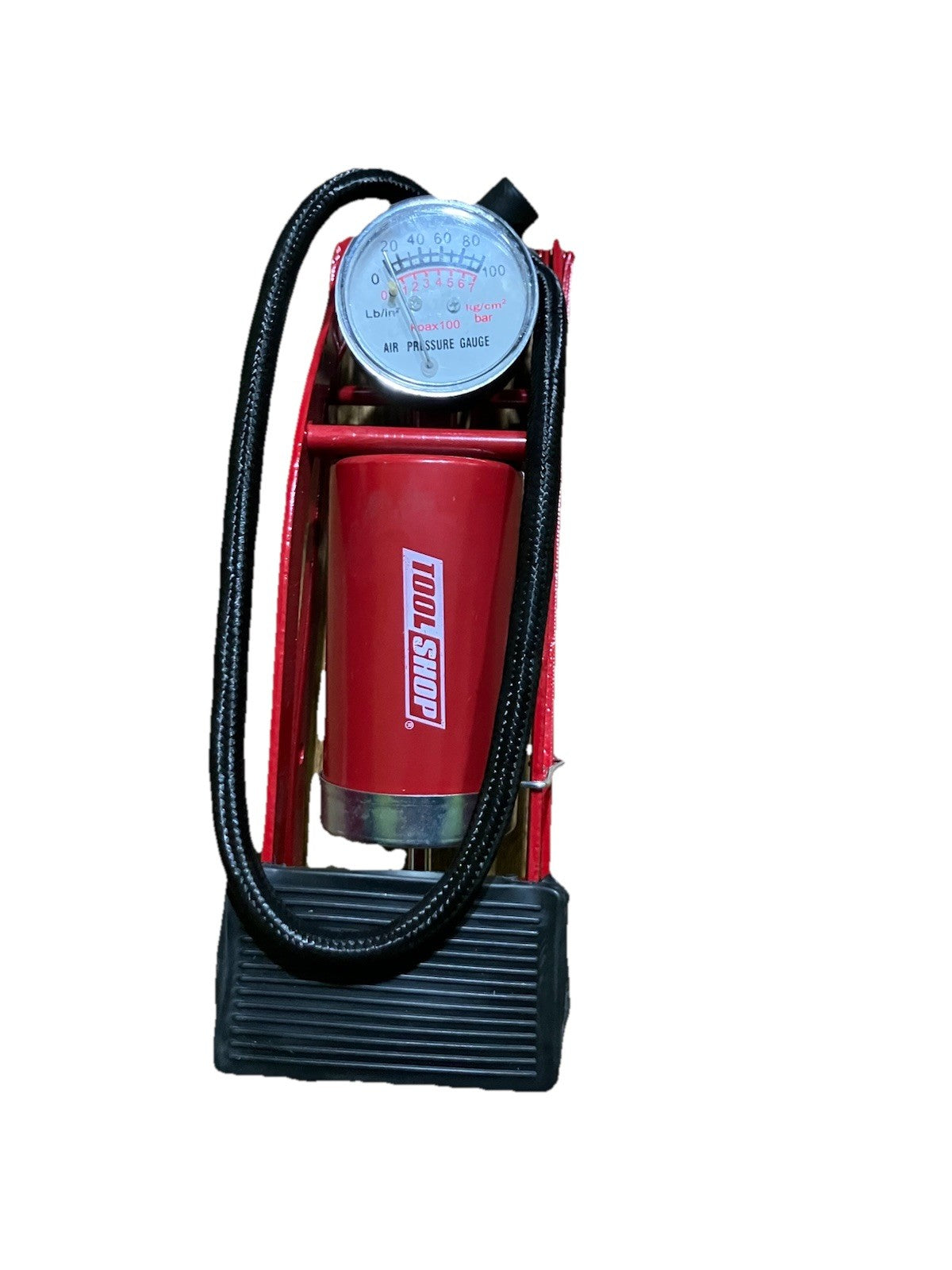 High Pressure Foot Pump for Tires, Balls & Inflatables - 100 PSI