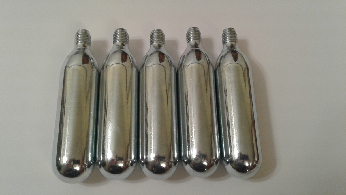16g Threaded CO2 Cartridges for Bike Tire Inflation & Sports Equipment