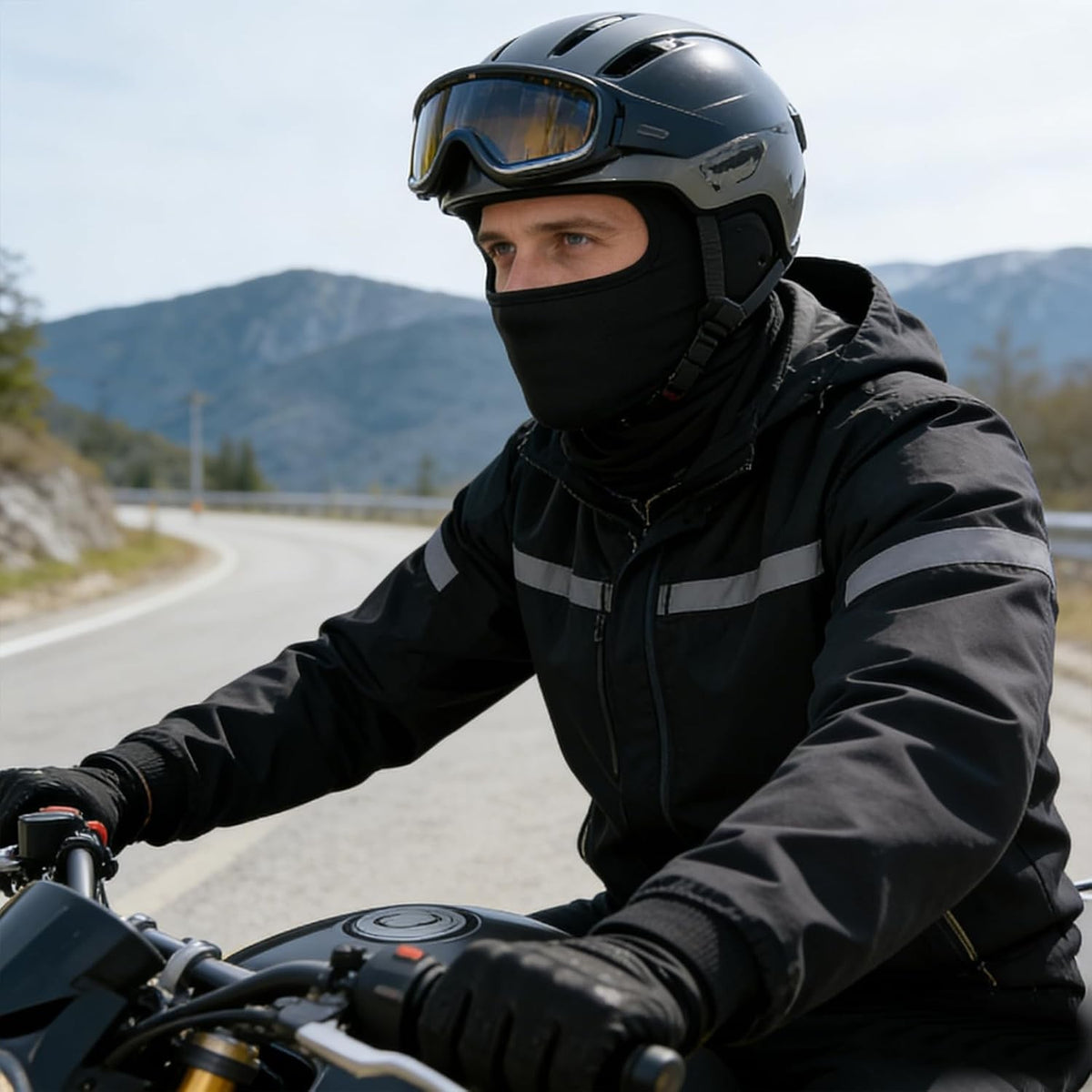 Unisex Full Face Ski Mask Balaclava UV Protection Winter Gaiter Hood