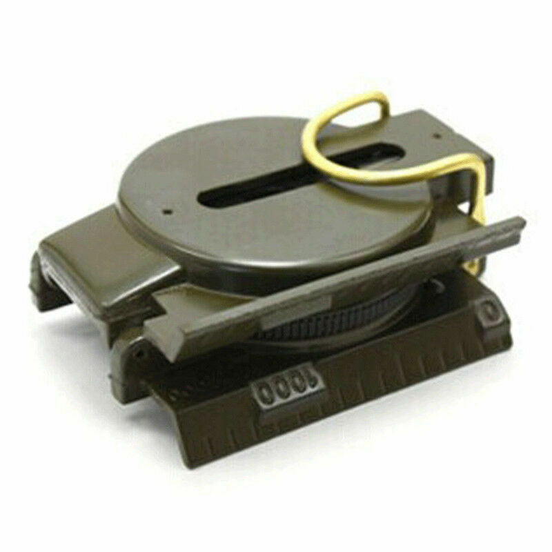 Military-Style Lensatic Compass for Hiking Camping Survival Navigation