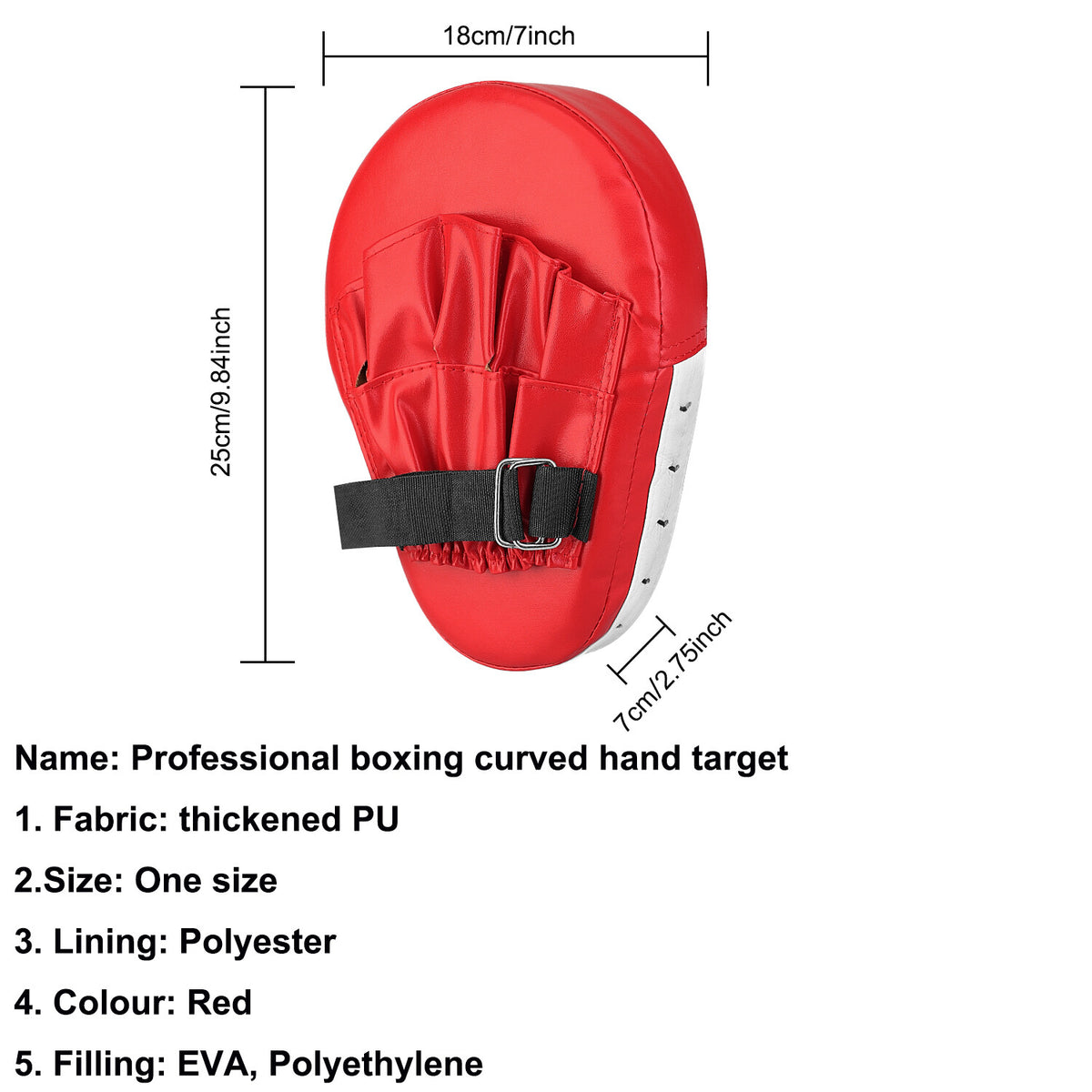 Professional Curved Boxing Target Pads for Training and Sparring
