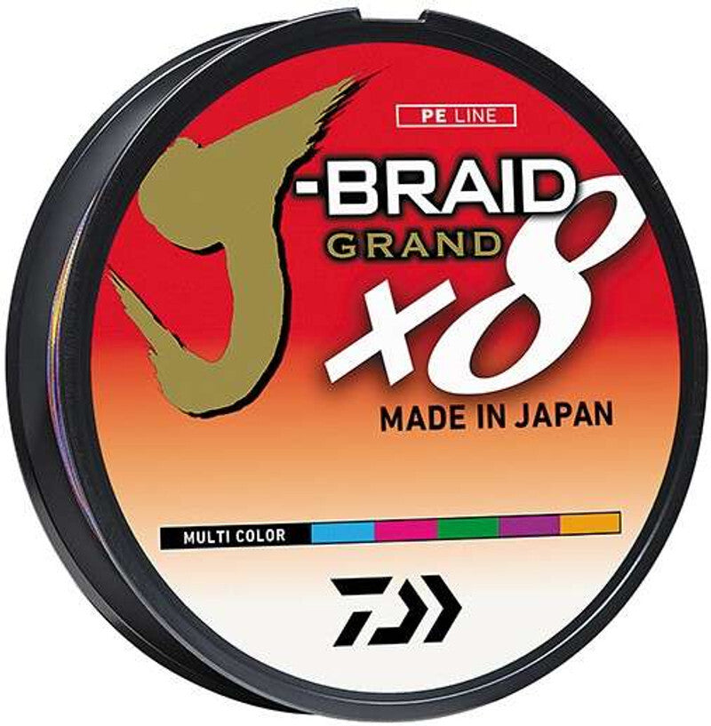 Multi-Color Braided Fishing Line 550 Yards - High-Strength, Ultra-Tight 8 Strand Construction
