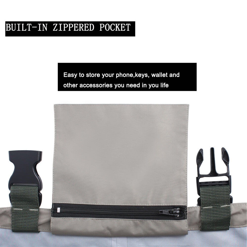 Fly Fishing Chest Waders Waterproof Breathable Stocking Foot Waders for Outdoors