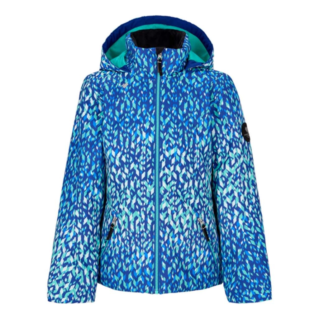 Girls' Waterproof Ski Jacket with Vibrant Prints - Rylee Collection