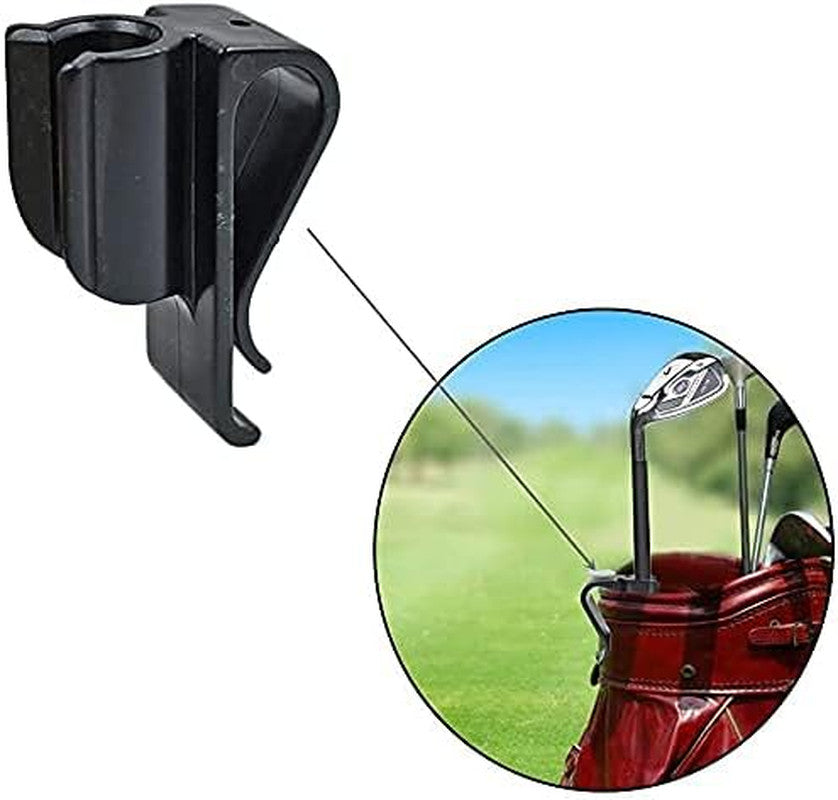 Golf Putter Clip & Ball Marker - Bag Mount Clamp Holder