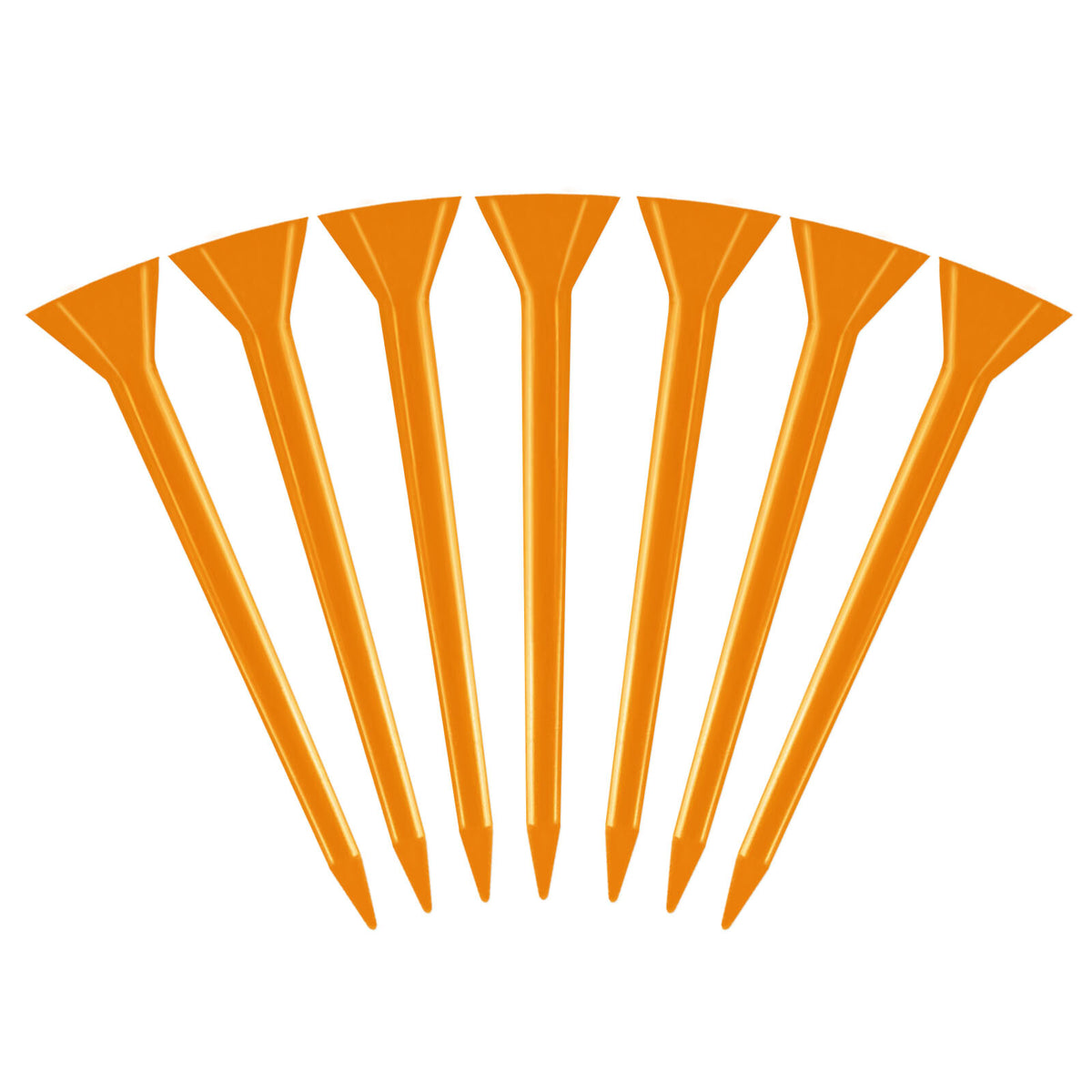 Durable 70mm Plastic Golf Tees Pack of 60 - Unbreakable, Stable Design