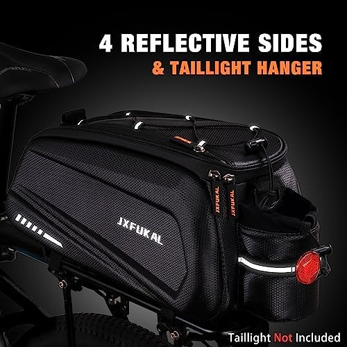 Waterproof Bicycle Rear Rack Bag 9.5L/17L/40L Hard Shell Cycling Storage