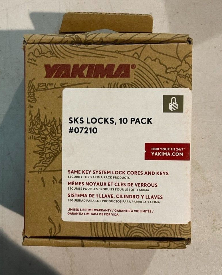 Yakima SKS Lock Cores 10 Pack with Keys - Universal Bike & Gear Security