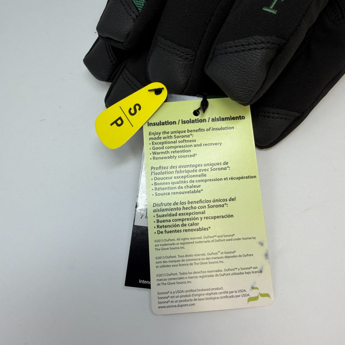 Unisex Waterproof Windproof Ski Gloves with Breathable Sensatec - Black, Small