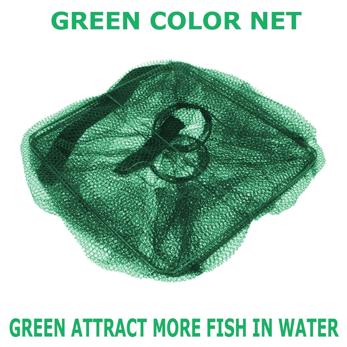 Foldable Fishing Bait Trap Net for Crab Shrimp Minnow Crawdad