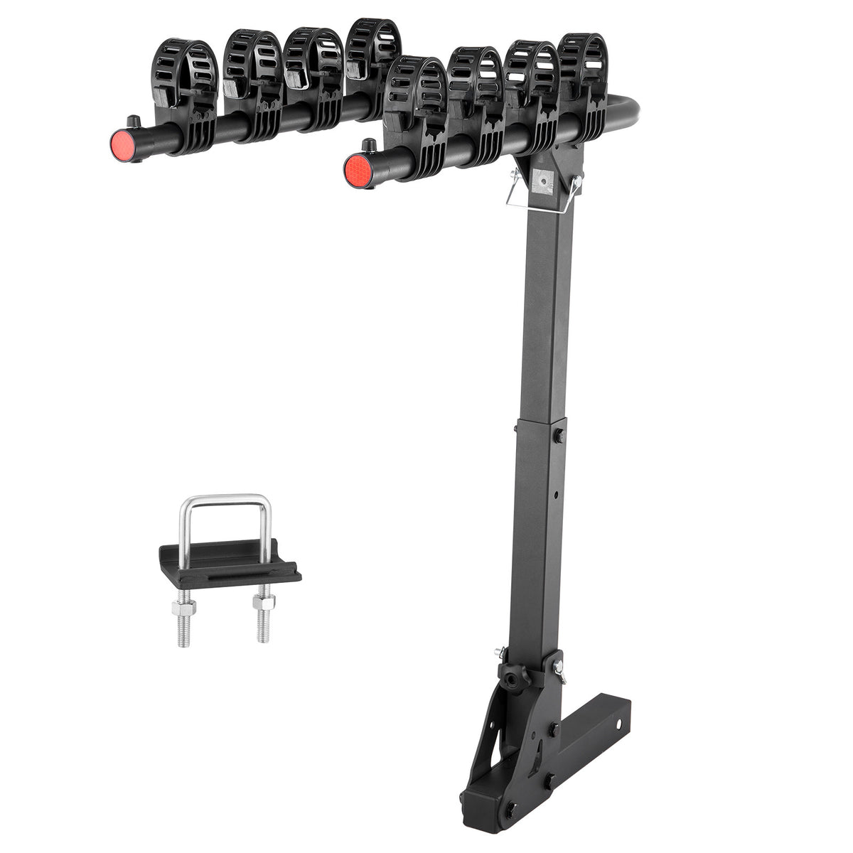 4 Bike Hitch Mount Rack Folding Swing Down Bicycle Carrier for SUV Car Truck