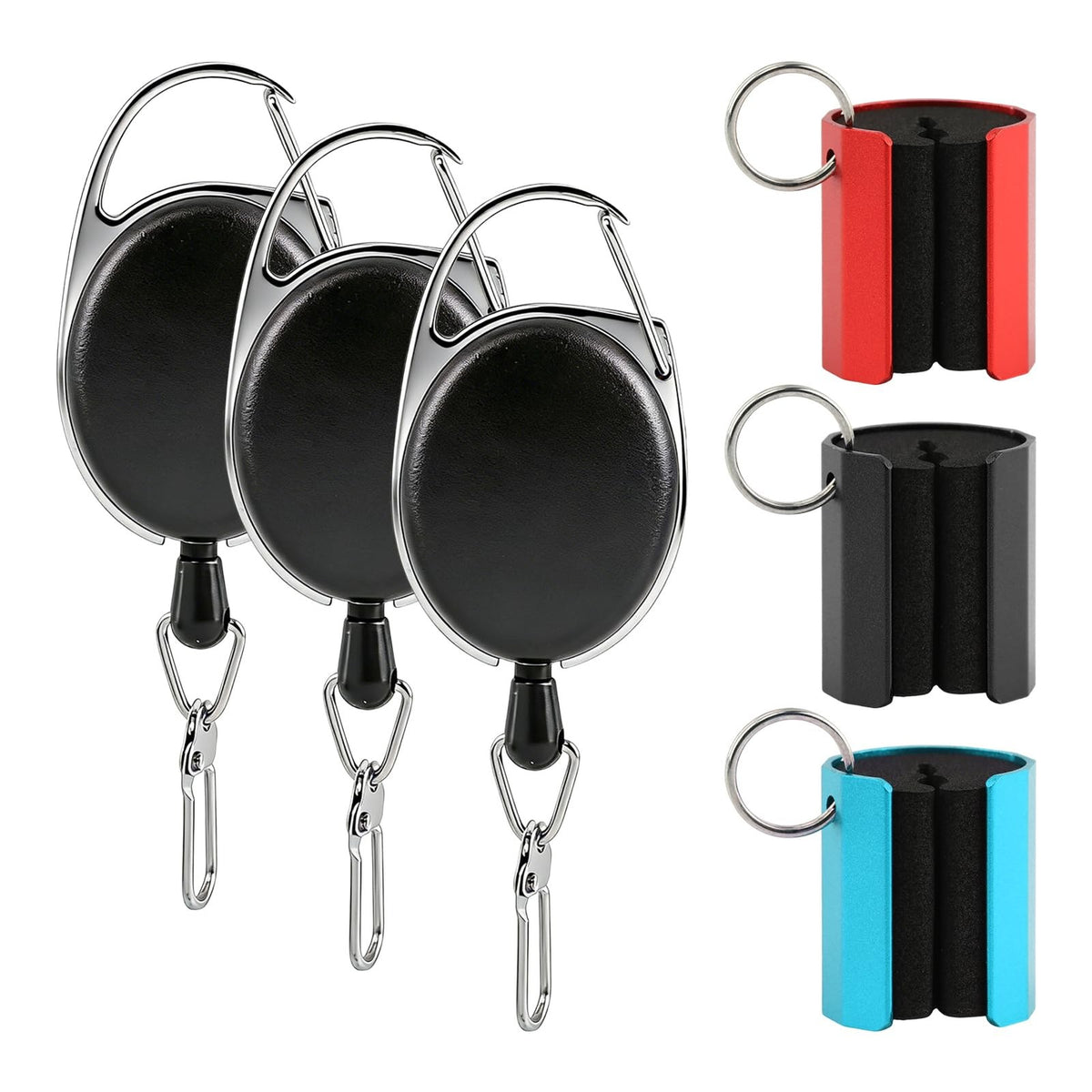 Aluminum Fishing Rod Clip Holder Clamp Set – Hands-Free, Universal Fit