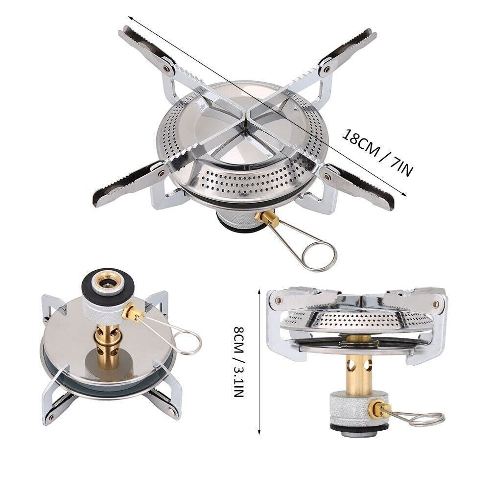 Portable Camping Gas Stove for Outdoor Hiking Picnic Cooking Kit