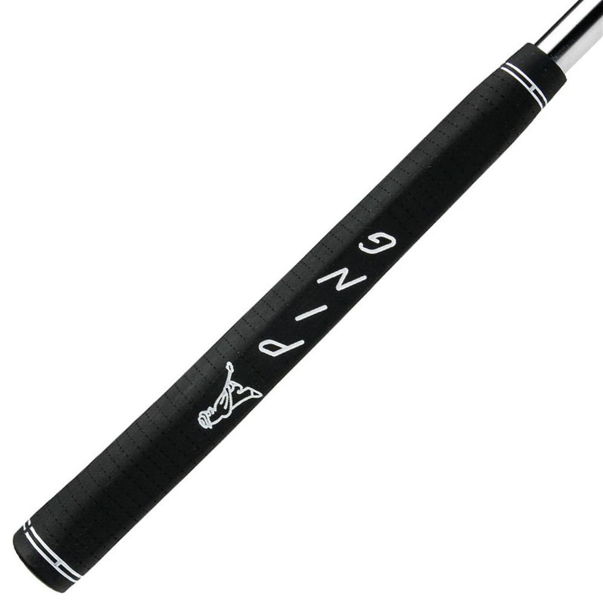 Golf Putter Grip Midsize Black Rubber .580 Core for Improved Control