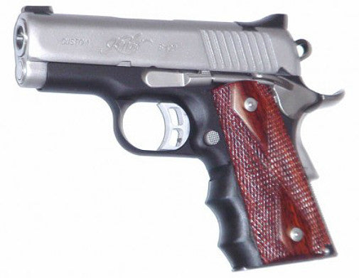 1911 Compact & Officer Model Rubber Finger Groove Insert - Gun Grip Enhancement