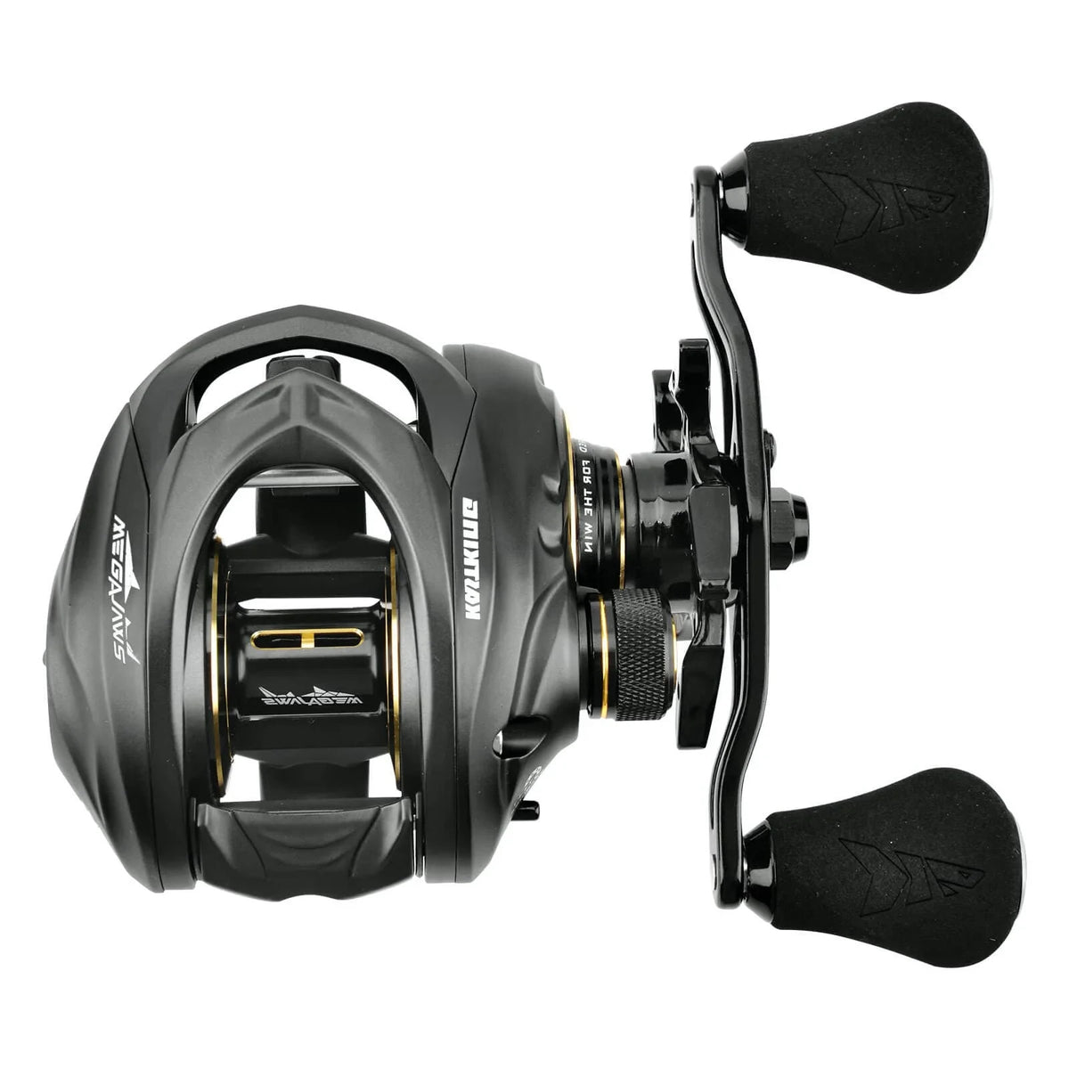 Baitcasting Fishing Reel - Versatile Cast & Pitch Reel with Magnetic Braking