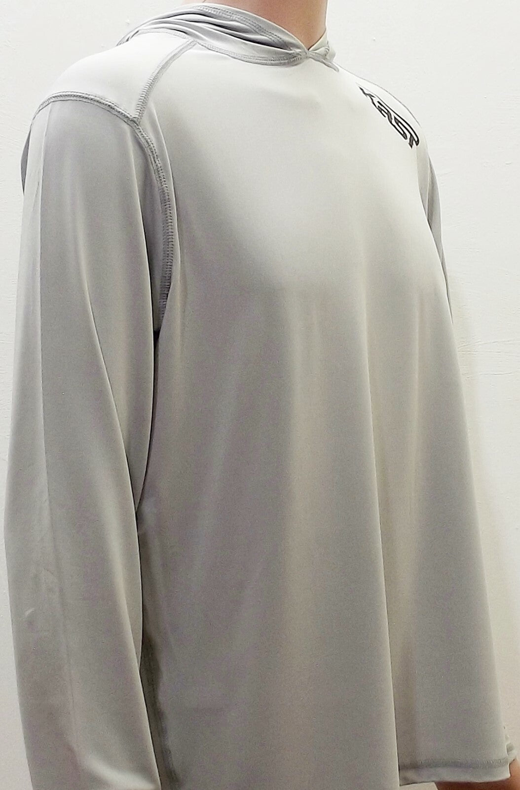 Fishing Sun Shirt Hooded UPF50+ Long Sleeve Performance Top Storm Grey 2XL