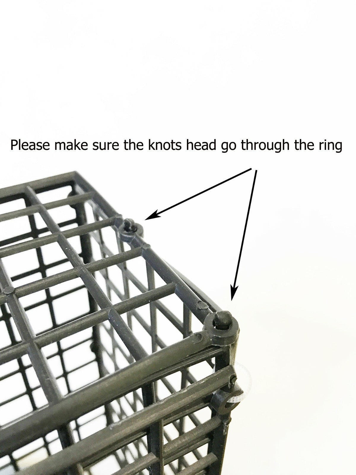 Crab Trap Bait Cage with Vinyl & Plastic Cases for Crabbing | Multiple Sizes