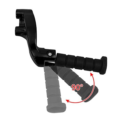 Motorcycle Passenger Foot Pegs Rear Footrest Gloss Black for Indian Scout