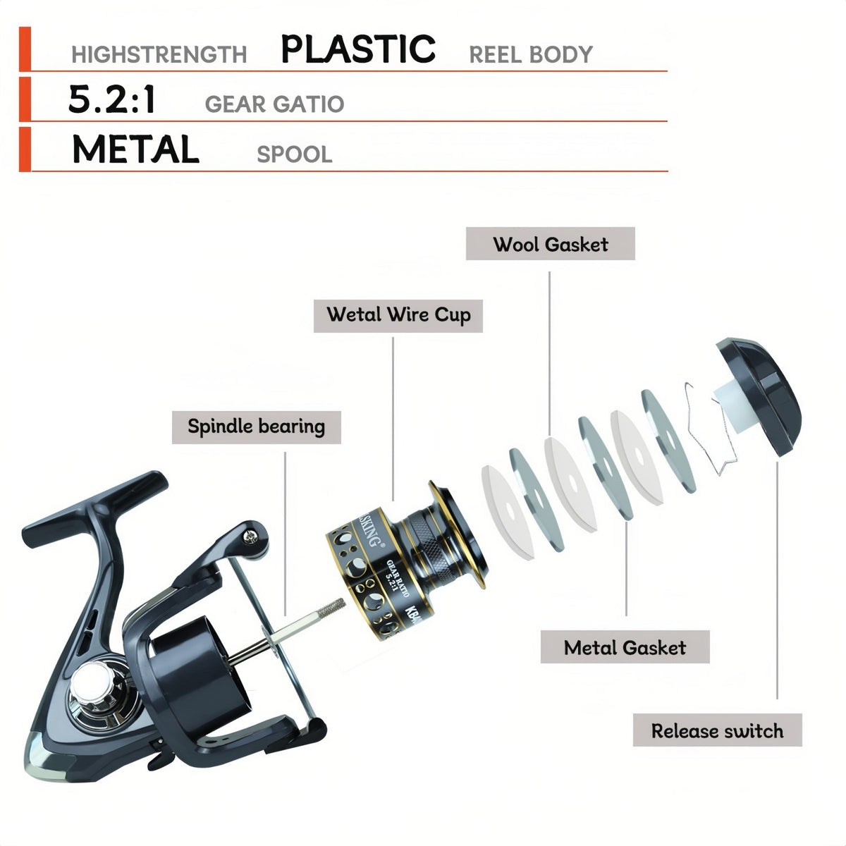 Telescopic Fishing Rod Sea Saltwater Spinning Pole Reel Combo 100M Line Full Kit