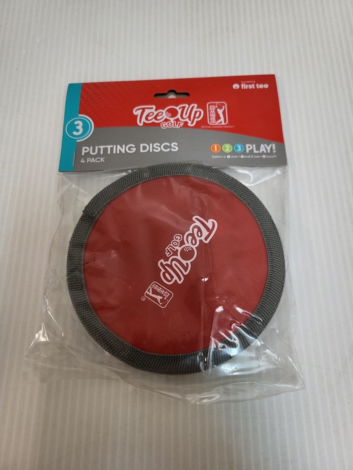 Golf Practice Discs Set of 4 - 5-Inch Multi-Color Putting Targets