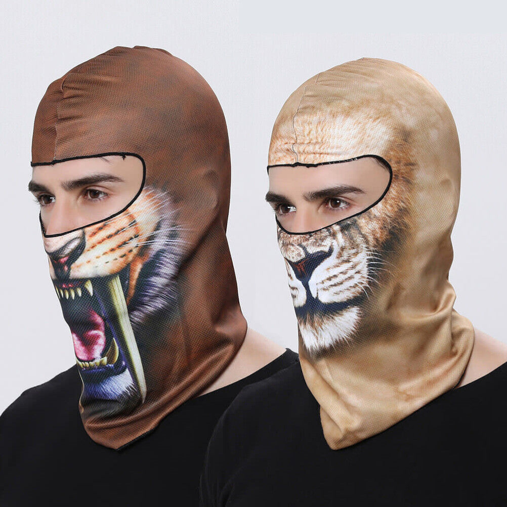 Men's Full Face Motorcycle Mask Balaclava Neck Cover Windproof Skull Cap