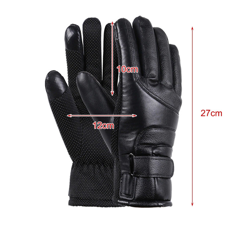 USB Heated Gloves for Winter Ski Snow Hiking Waterproof Touchscreen Thermal