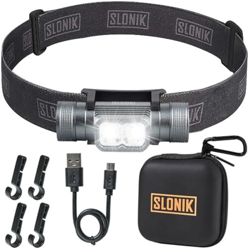 Rechargeable LED Headlamp 1000 Lumens Waterproof Outdoor Hiking Light