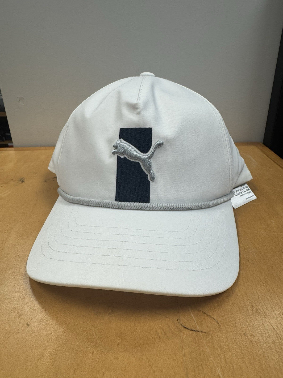 Golf Snapback Hat Cap - White, PUMA Block Rope 2026