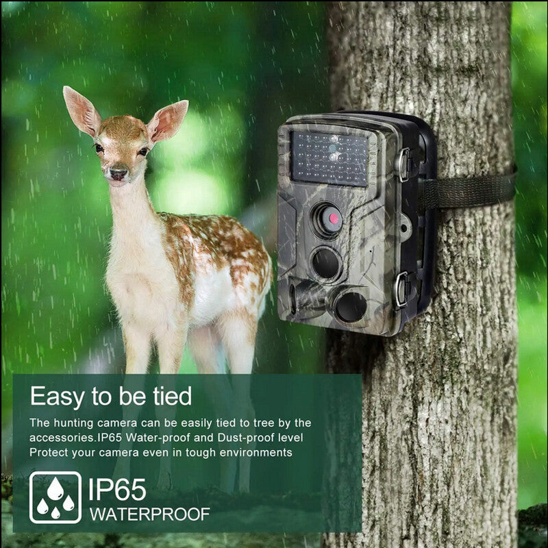 50MP 4K Wildlife Trail Camera Night Vision Waterproof Motion Camera