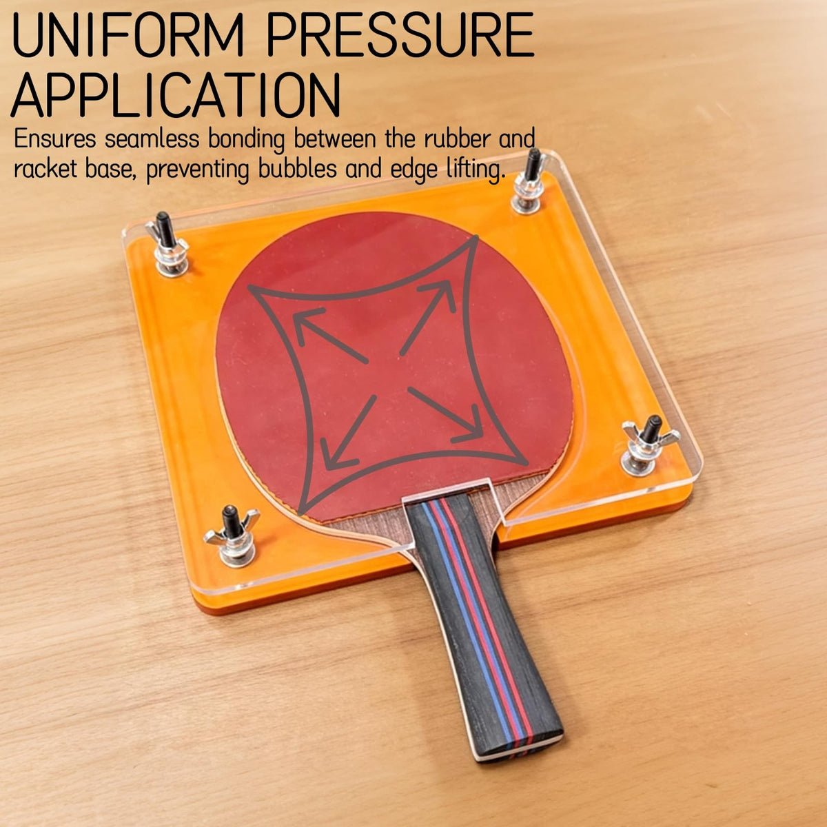 Dexprosy Professional Table Tennis Paddle Press Clamp Tool – Medium
