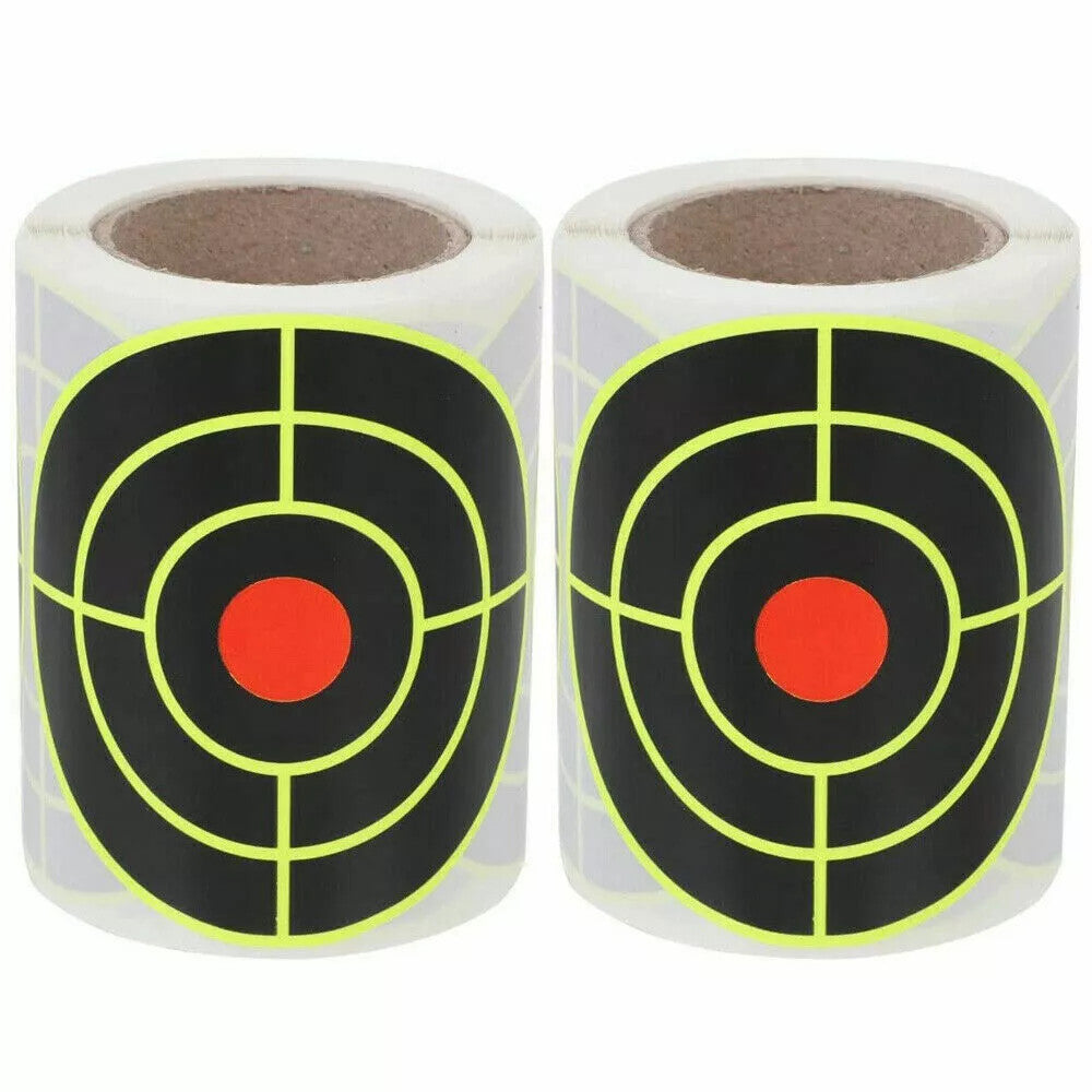 250Pcs 3-Inch Self-Adhesive Shooting Targets for Practice and Training