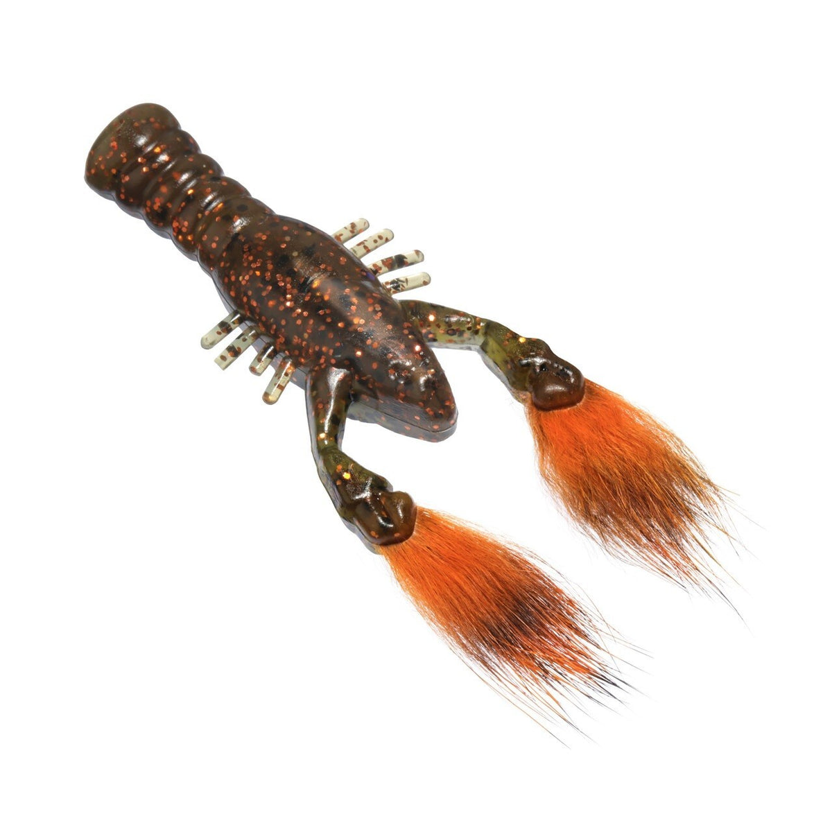 Soft Plastic Craw Baits for Fishing - 3-Inch 4-Pack Multi-Color Variety