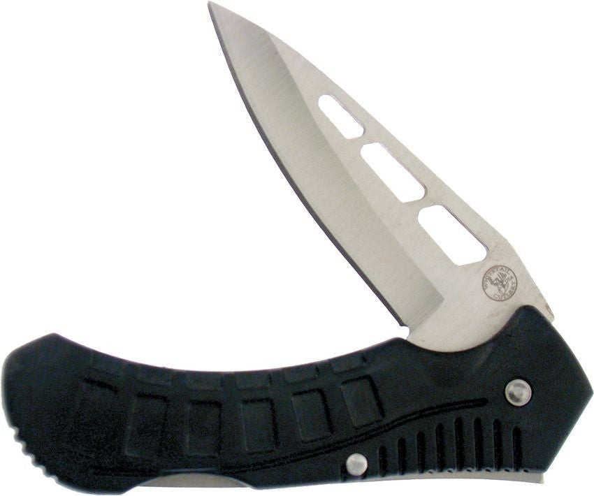 Frost Cutlery Satin Finish Pocket Knife 2.5-Inch Lockback with Black Handle
