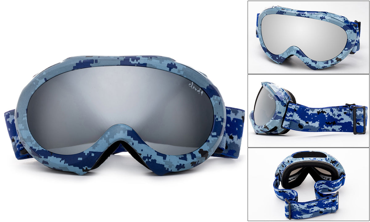 Kids Snow Ski Goggles Dual Lens Youth Ski Goggle with Pouch - Multiple Colors