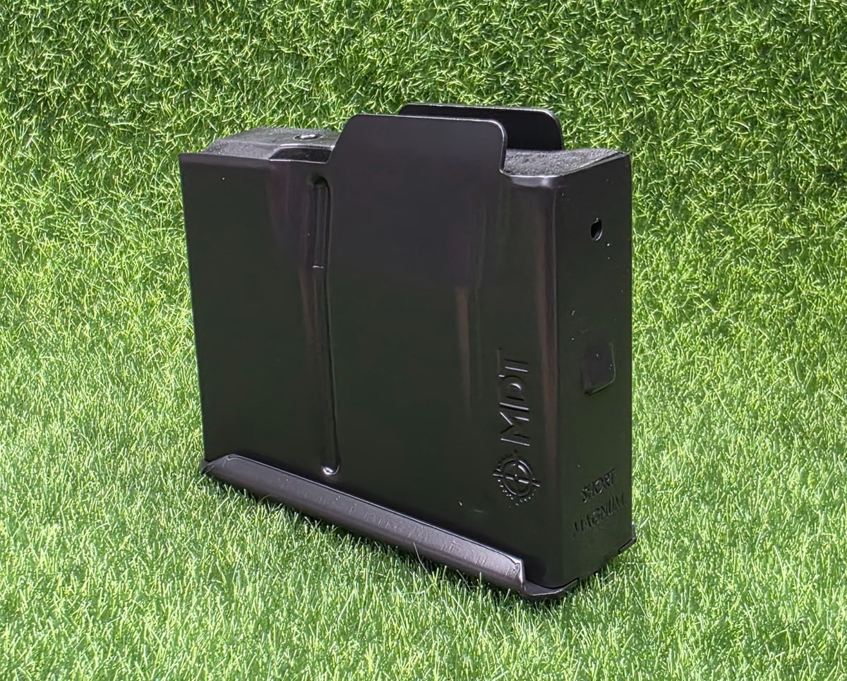 3-Round Metal Magazine for Short Action Rifles .300 WSM & 6.5 PRC Black