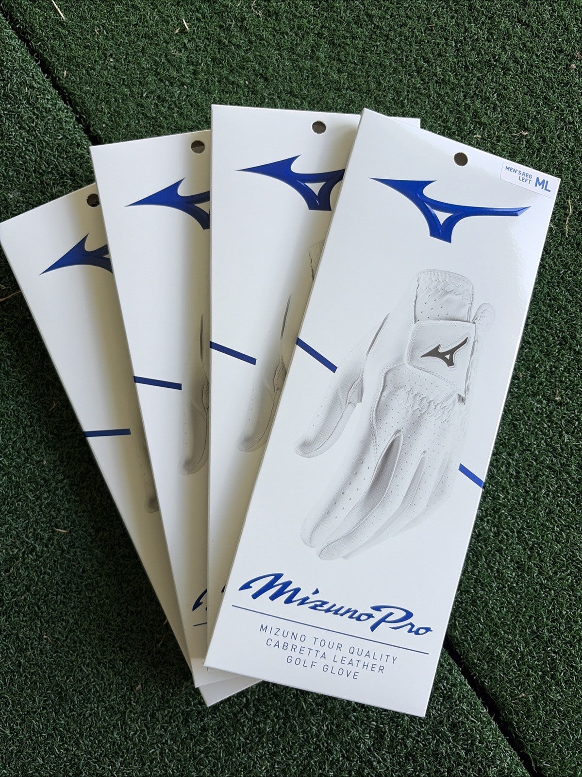 Men's All-Leather Golf Glove - Left-Hand Medium-Large for Right-Handed Golfers