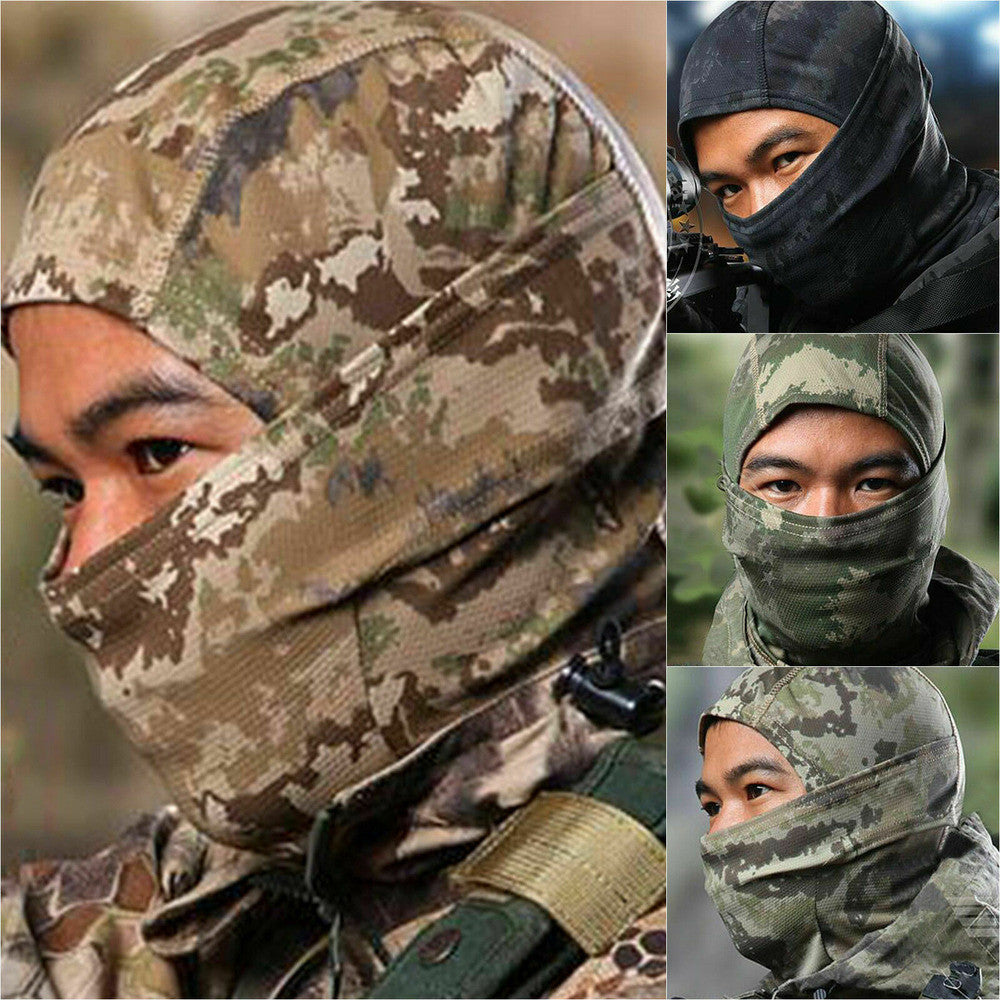 Unisex Tactical Face Mask Balaclava for Outdoor Sports and Hunting
