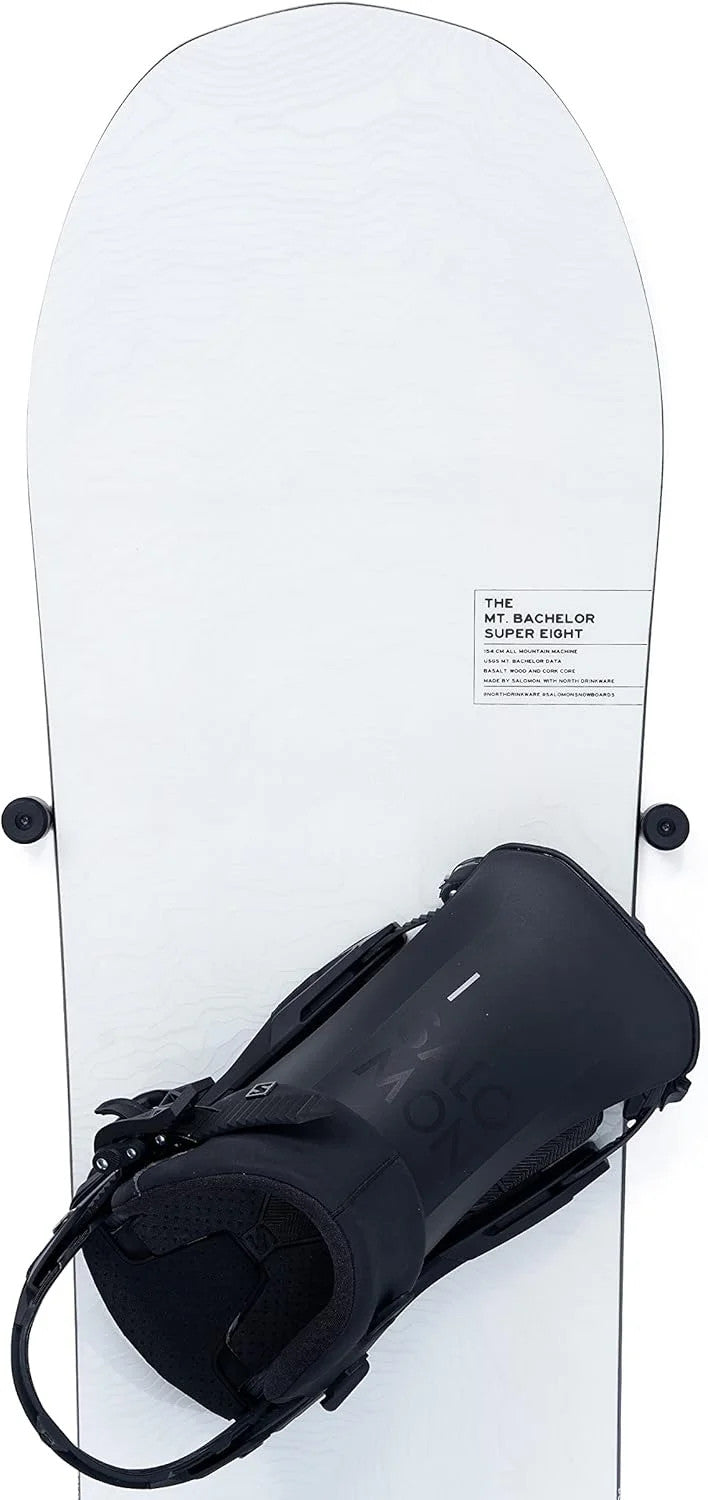 Snowboard Wall Mount Storage Hanger - Edge Safe Modern Design 4 Pack
