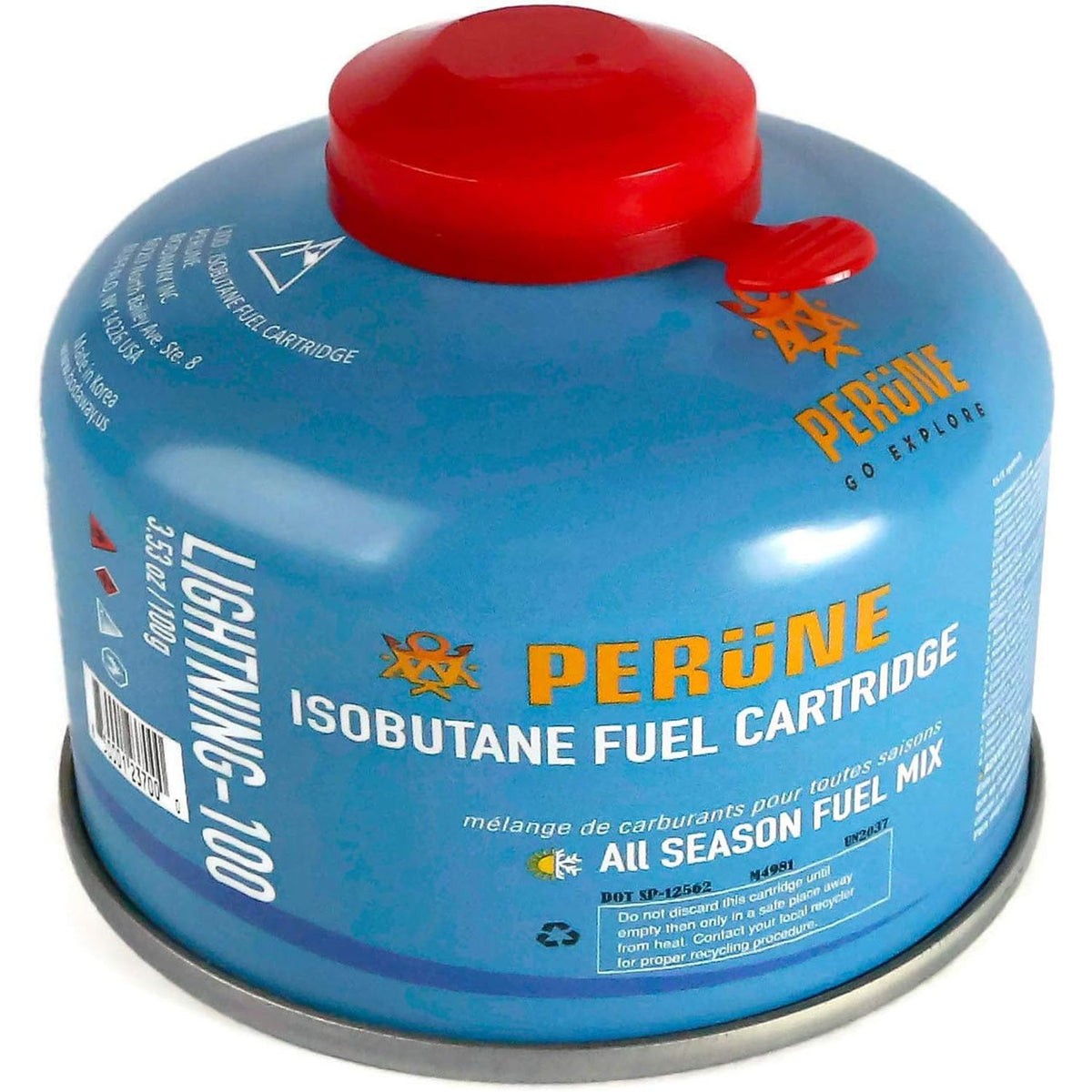 Portable Camping Isobutane Gas Canister 100g-230g All-Season Fuel for Stoves