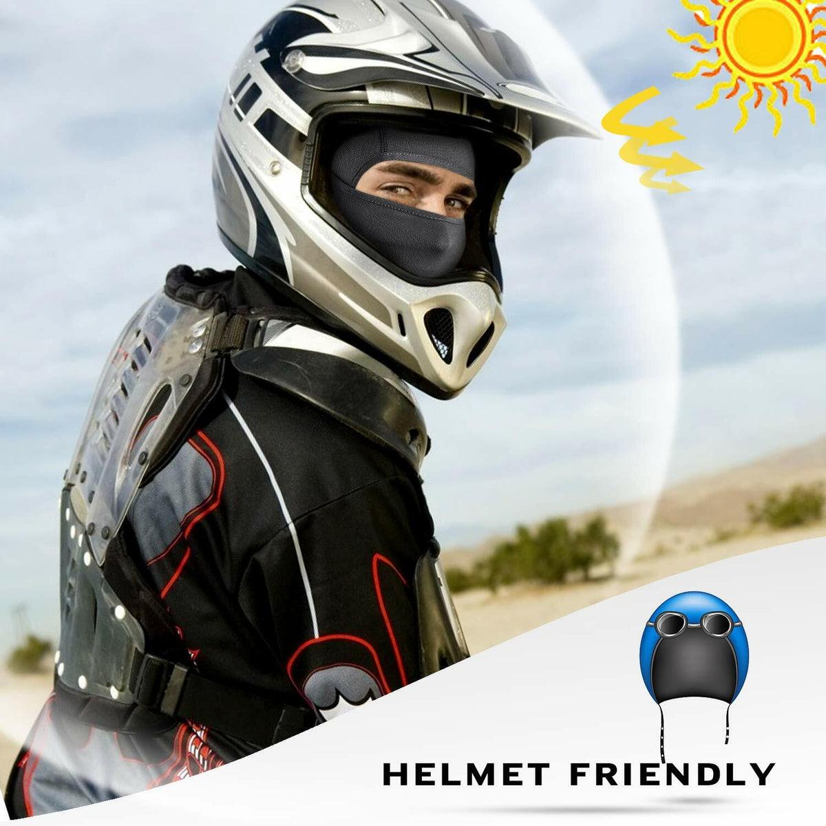 Full Face Mask UV Protection Balaclava for Ski Snowboard Outdoor Sports Men Women
