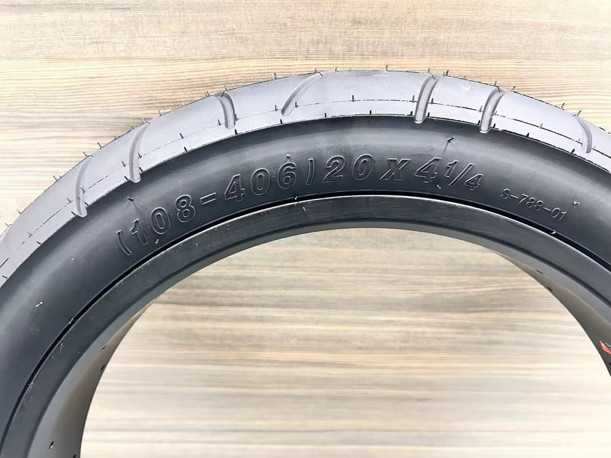 20x4.25 Supermoto Ebike Tires for Fat Bikes and Electric Bicycles