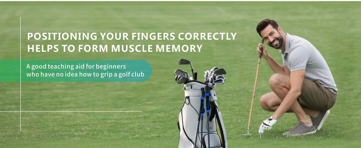 Golf Grip Trainer for Improved Swing & Grip Strength - Portable & Anti-slip