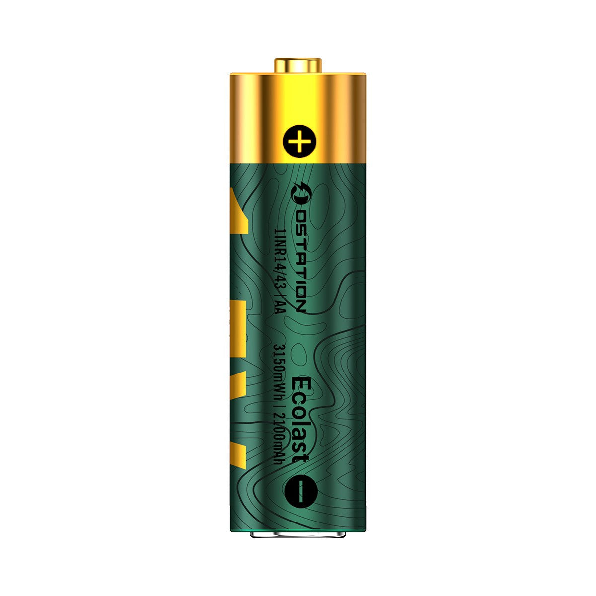 Rechargeable AA Lithium-ion Battery 2100mAh 1.5V Pack of 4
