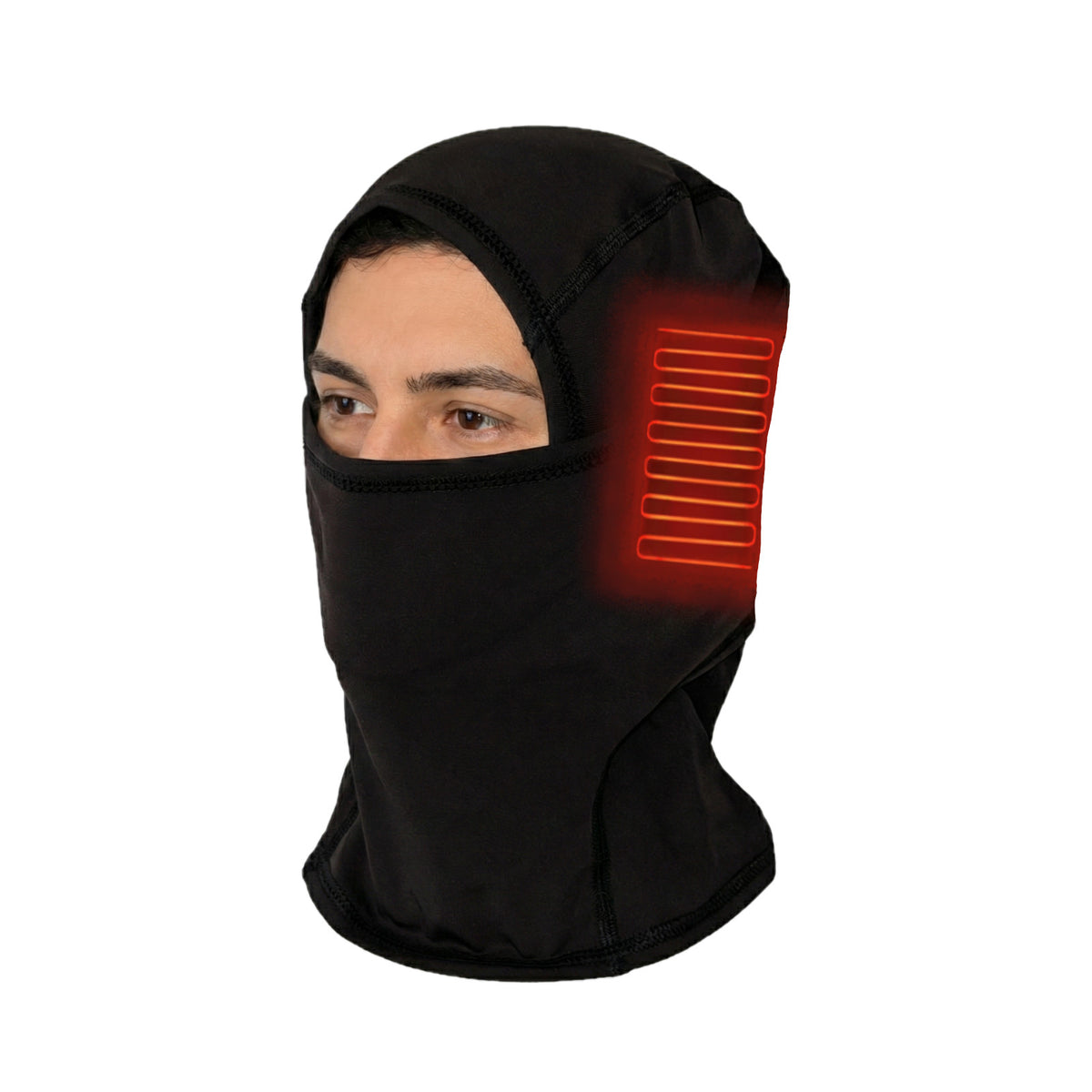Heated Balaclava Face Mask - Battery Electric Warmth for Outdoor Activities