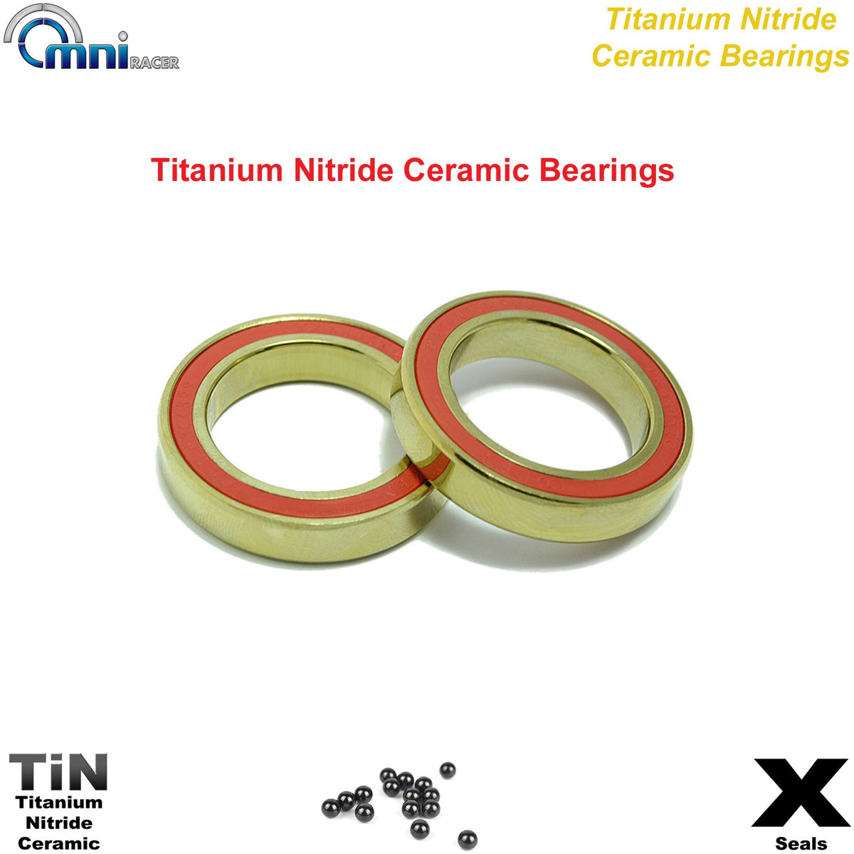 Lightweight Bicycle Bottom Bracket with Ti Ceramic Bearings - Dura Ace Compatible