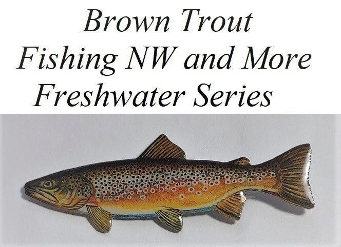 Walleye Fish Lapel Pin - Outdoors Fishing Gift for Enthusiasts