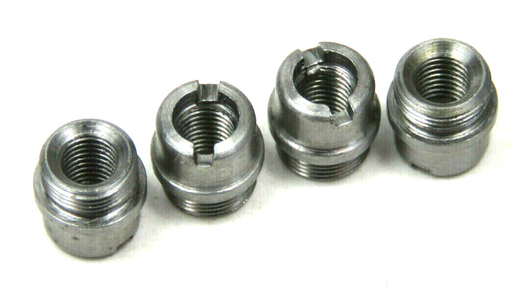 1911 Pistol Grip Screw Bushings Raw Steel Made in USA - Firearm Parts