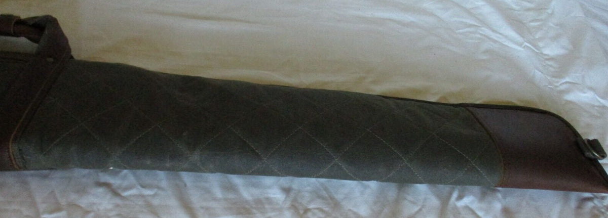 Benelli Lodge 53-Inch Olive Gun Case - Waxed Cotton Rifle Storage